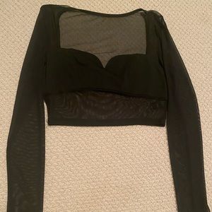 Black mesh party skirt! Size xs! Only worn once!